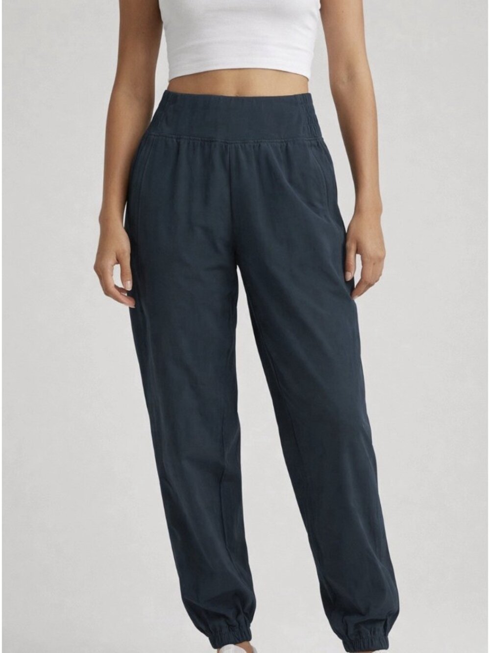 Halara Joggers Pants High Waisted Women’s XS Athleisure Slate Blue New